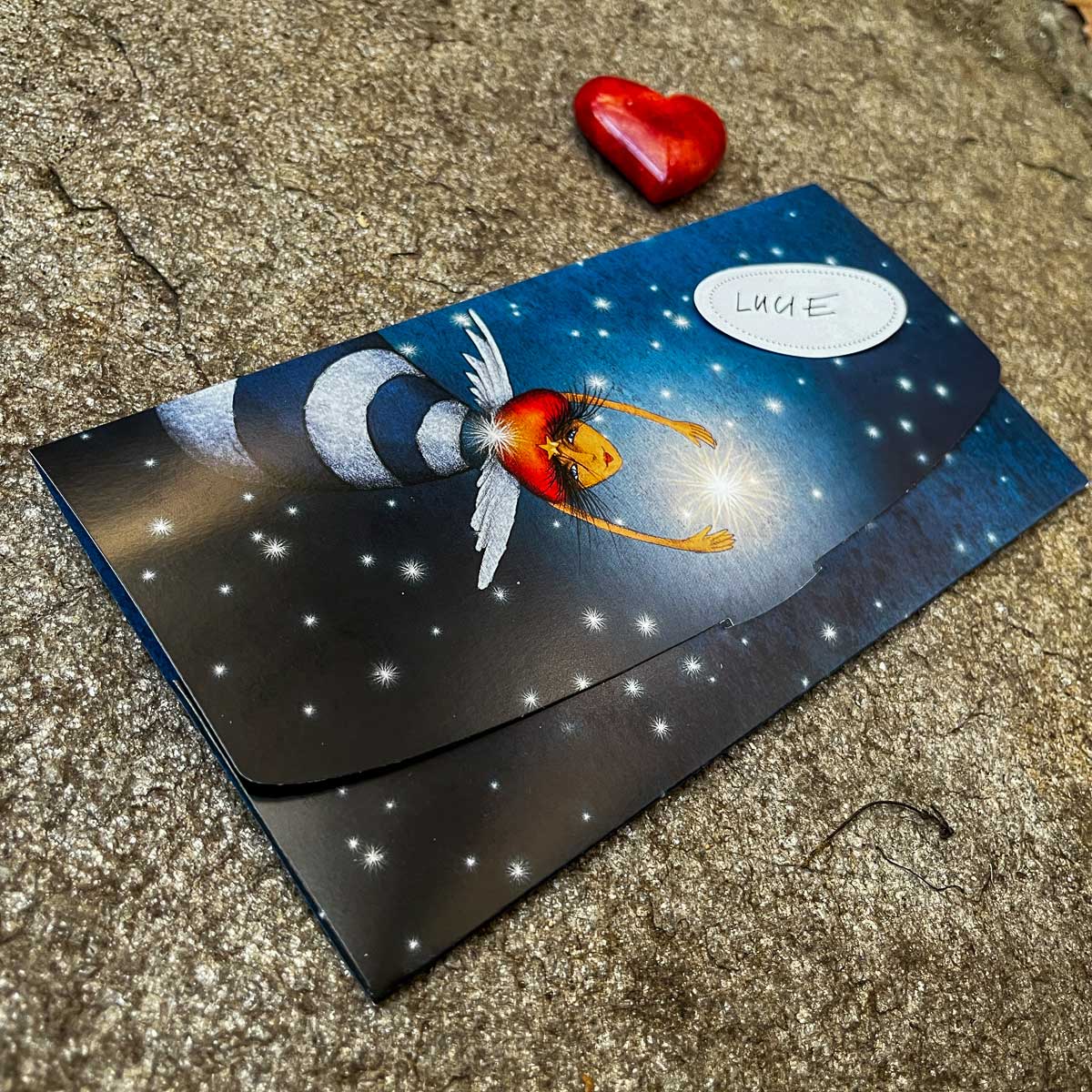 Andělská dárková obálka