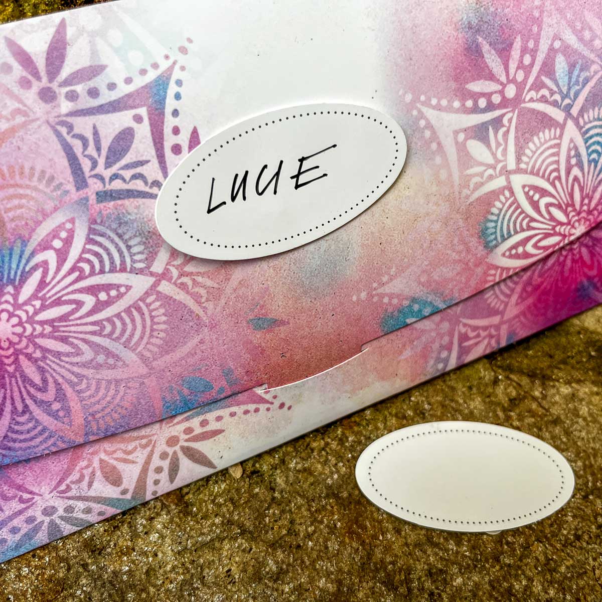 Mandalová dárková obálka - Obrázek 3