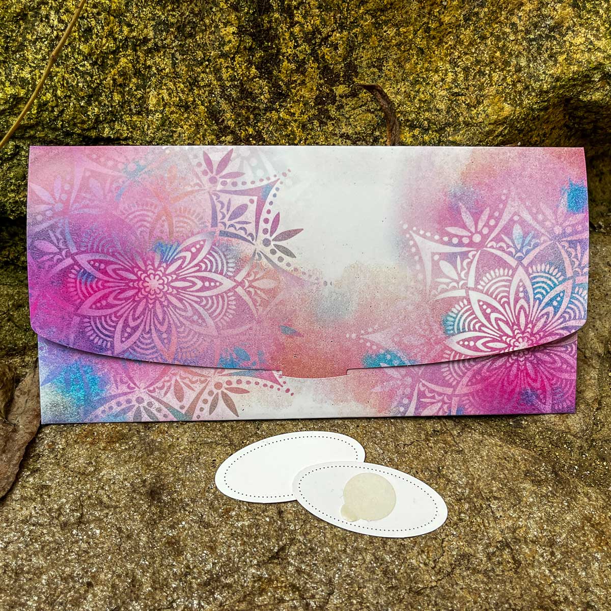 Mandalová dárková obálka