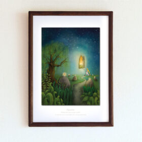 obr&aacute;zek Opou&scaron;těn&iacute; - A4-r&aacute;meček