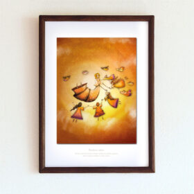 obr&aacute;zek Rozd&aacute;vat radost - A4-r&aacute;meček