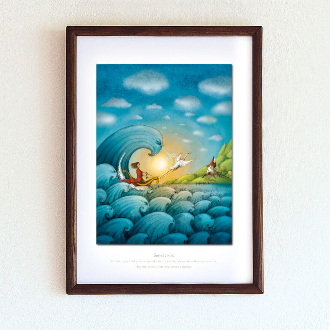 obrázek Smysl života - A4-rámeček