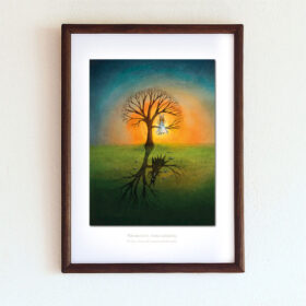 obr&aacute;zek Nevěř ale naslouchej - A4-r&aacute;meček