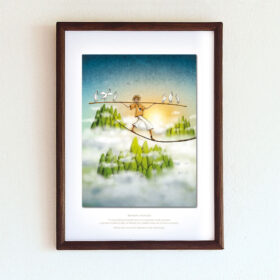 Obr&aacute;zek Rovnov&aacute;ha A4 v r&aacute;mečku