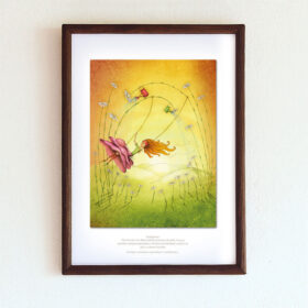 Obr&aacute;zek Spokojenost A4 r&aacute;meček