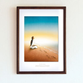 Obr&aacute;zek Ticho A4 r&aacute;meček