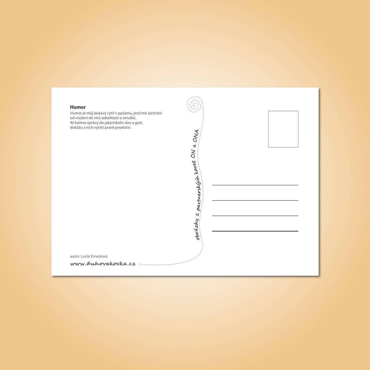 Pohlednice on a ona - Humor