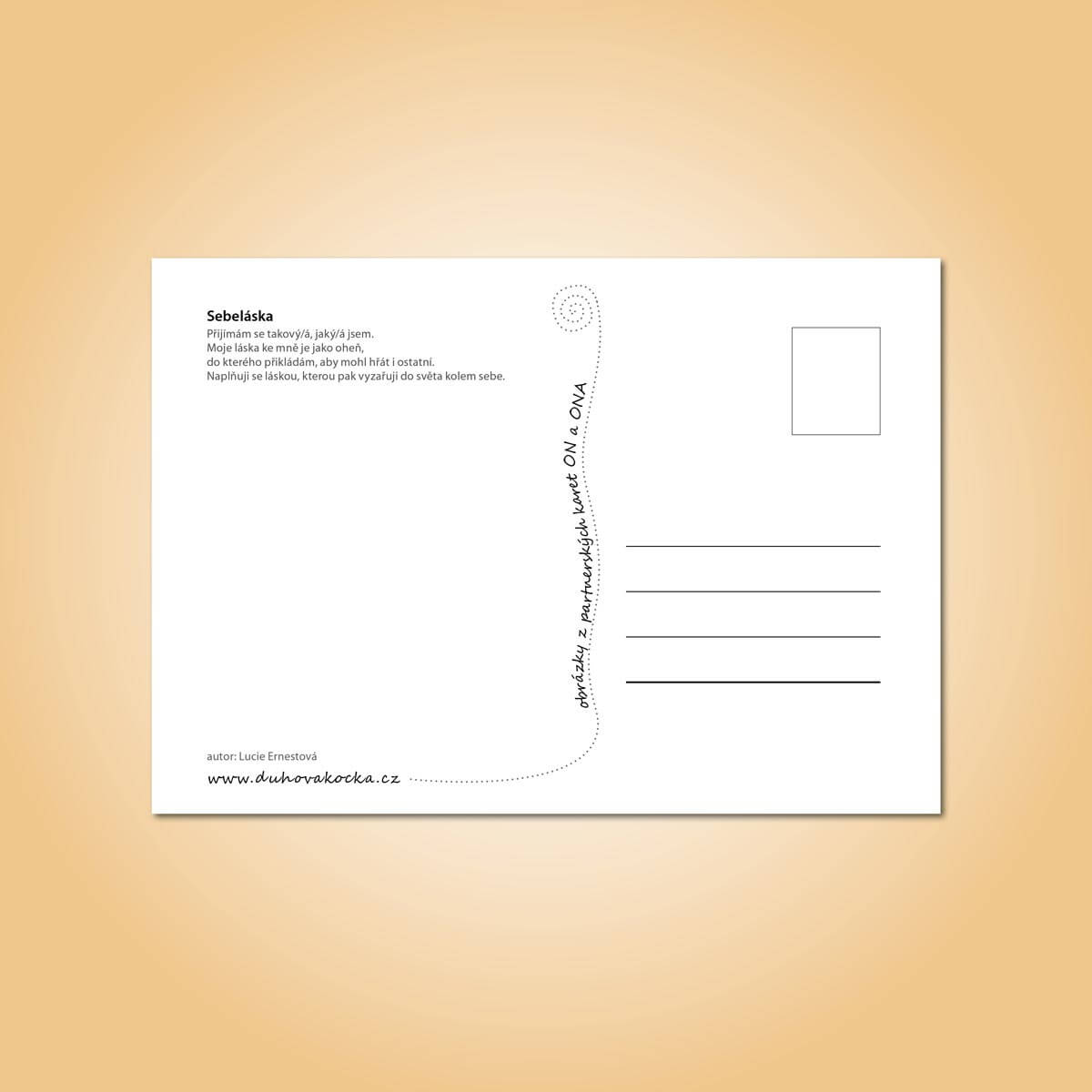 Pohlednice on a ona - Sebeláska