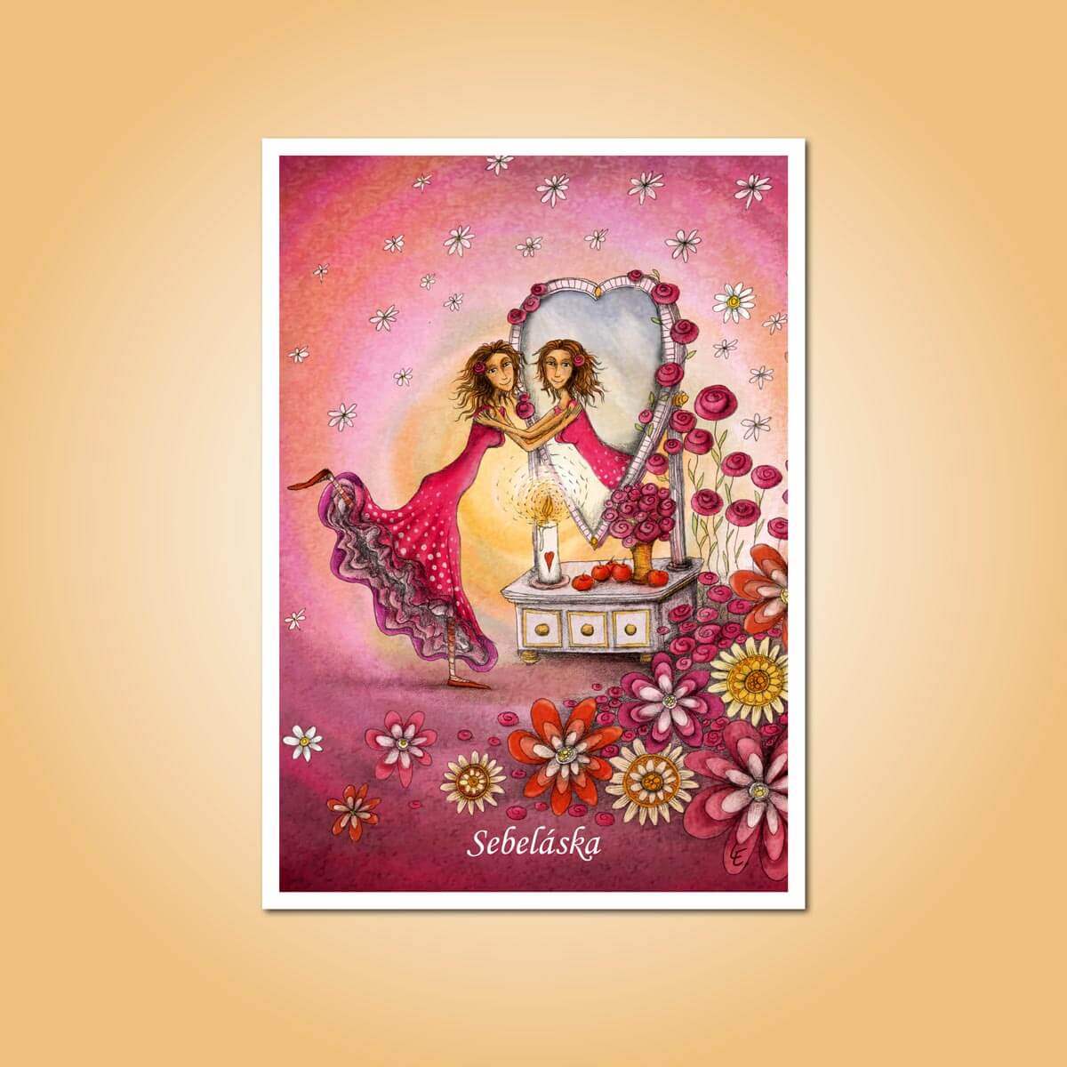 Pohlednice on a ona - Sebeláska