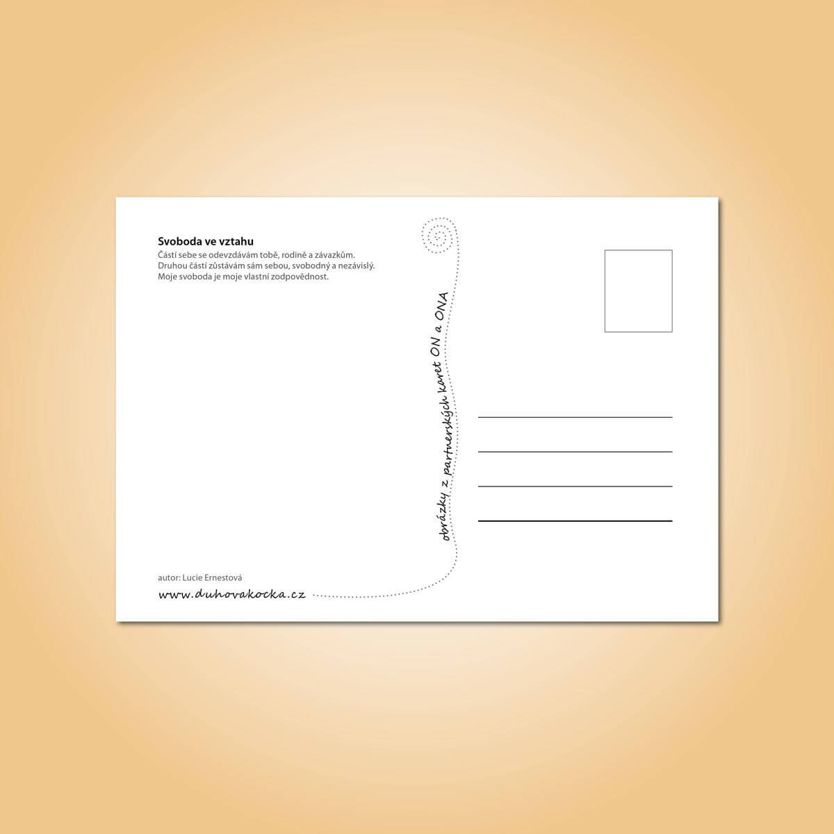 Pohlednice on a ona - Svoboda ve vztahu