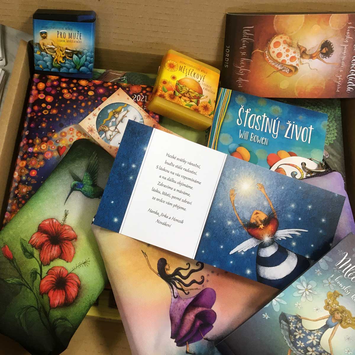 Přáníčko Andělka Světluška - Obrázek 2