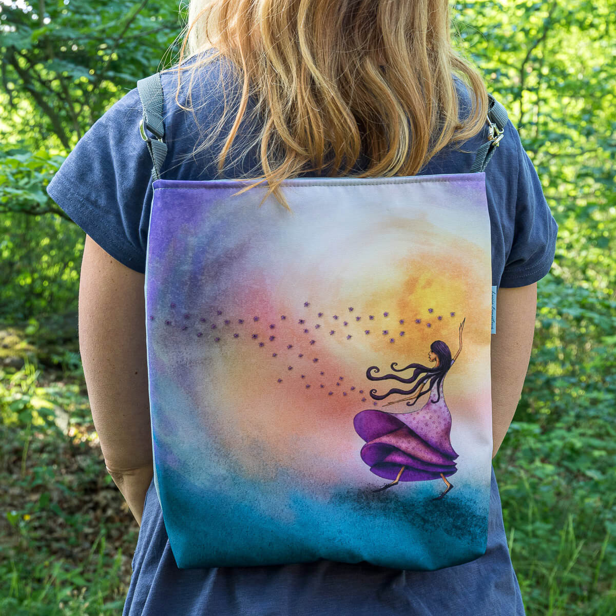 Crossbody taška Tančící ve větru - Obrázek 3