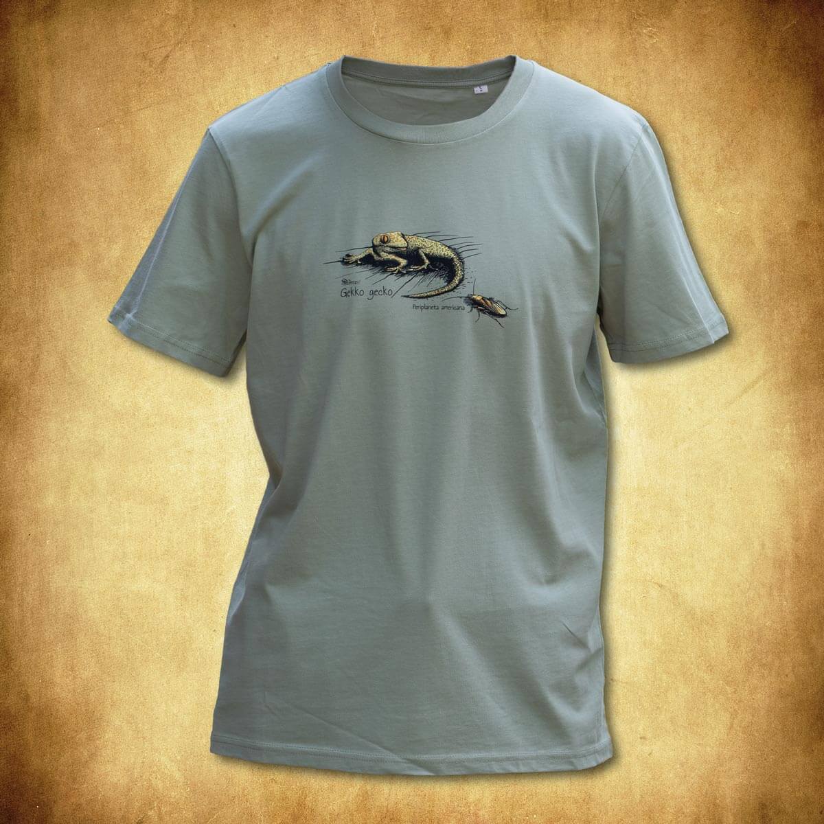 Tričko Gekon - khaki