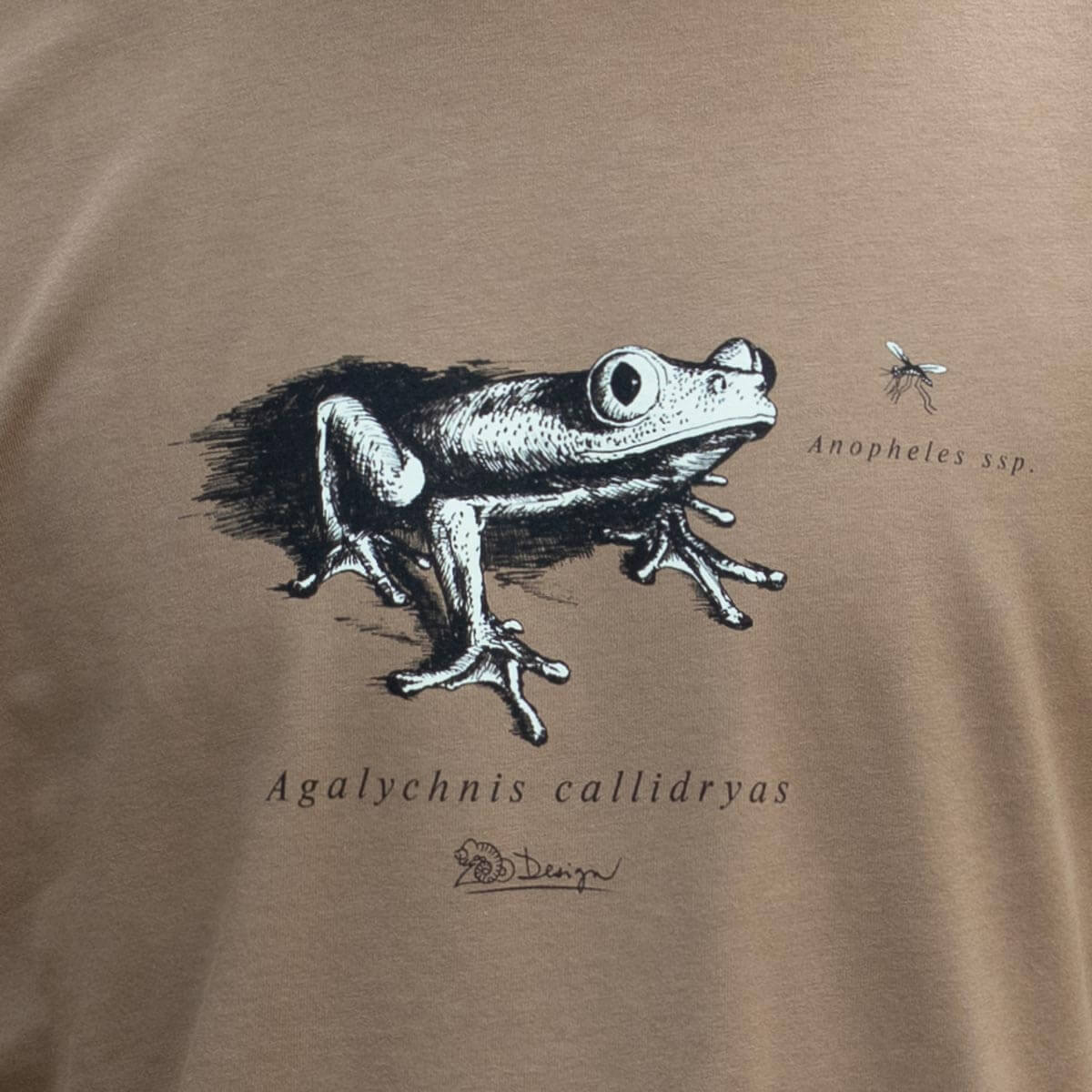 Tričko Žába a komár - hnědá - Obrázek 2