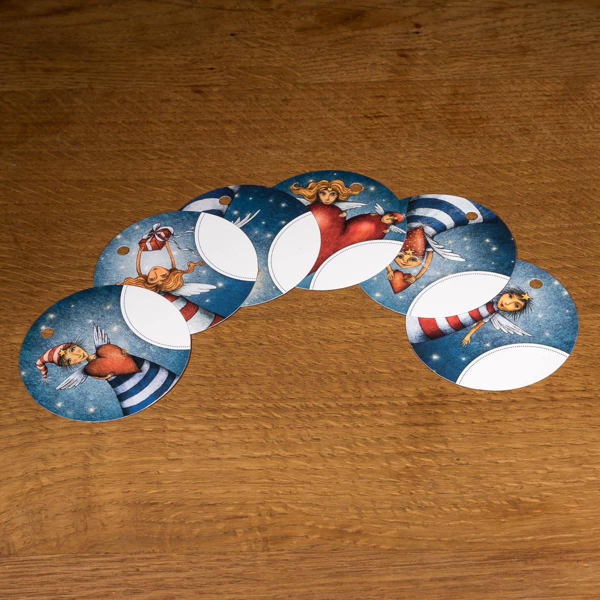 Vánoční visačky kulaté - Obrázek 2